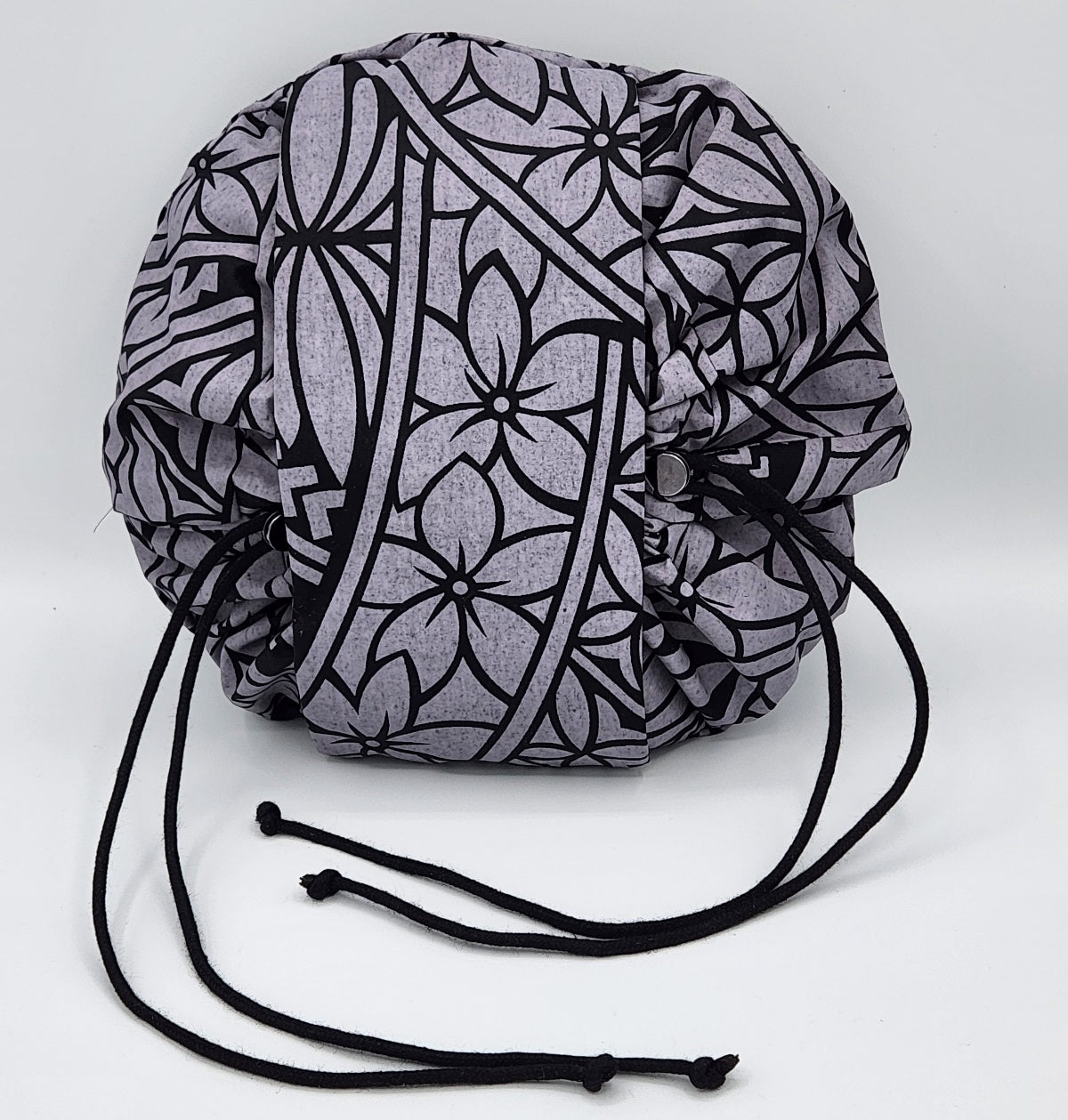 Cosmetic Bag & Make up Bag - Grey/Black