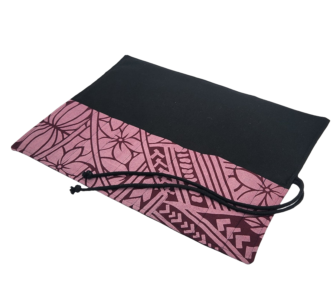 Rollable Brush Holder - Pink/Purple Plumeria